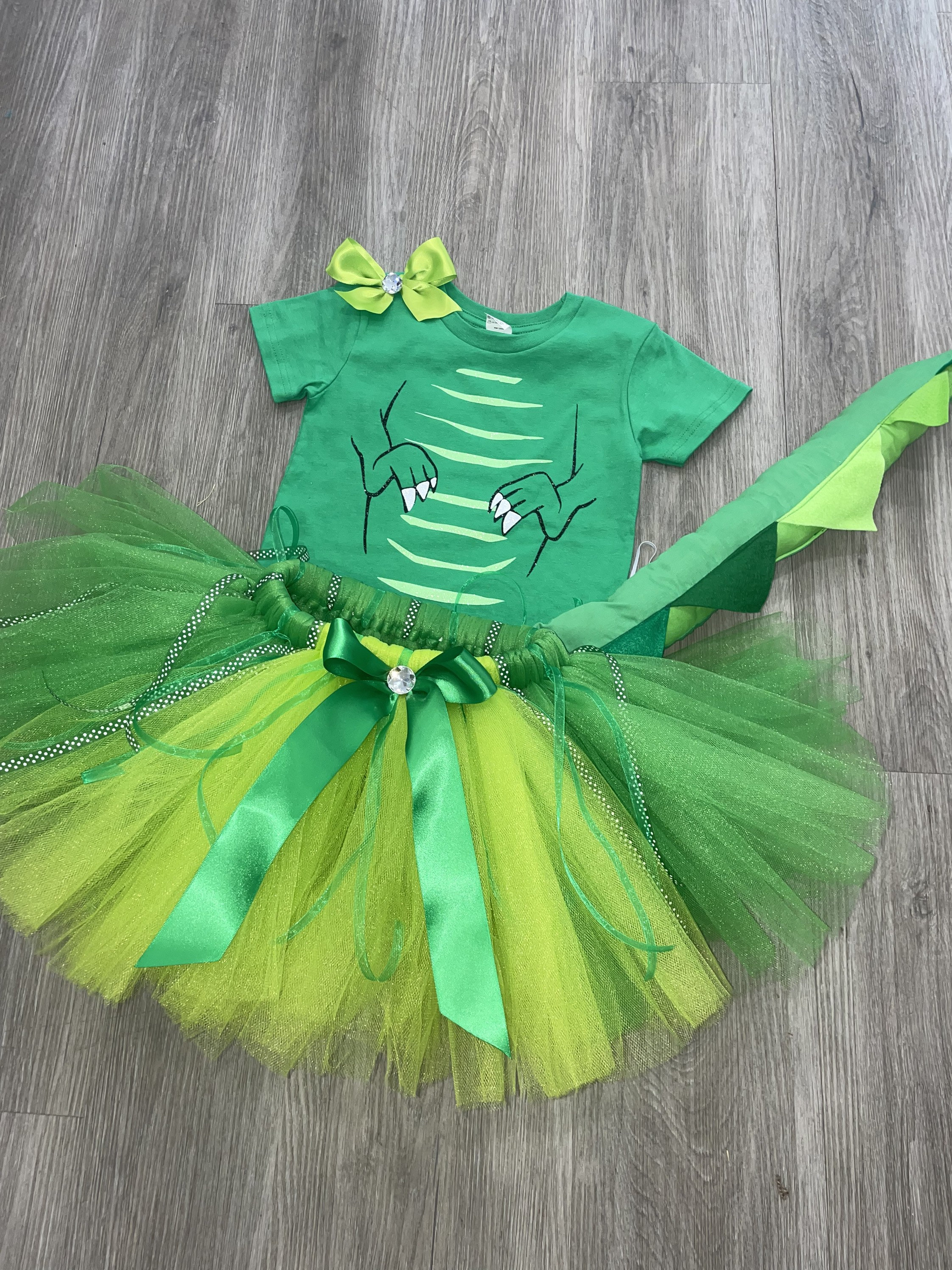 Inspired Disney Toy Story Girls at TRex Outfit Costume TUTU Dress Set