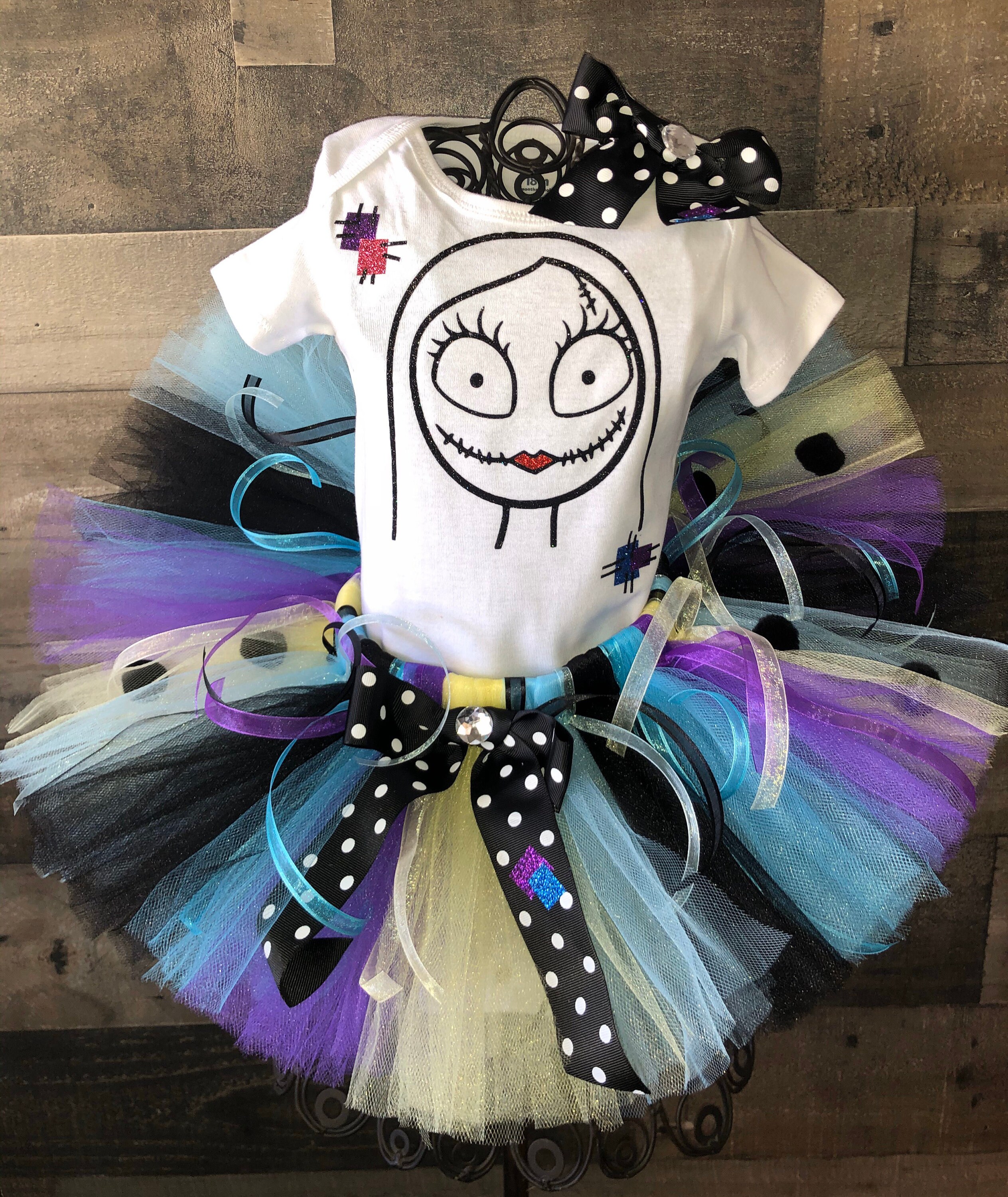 INSPIROWANA SALLY NIGHTMARE Przed Bożym Narodzeniem Tutu Sukienka Księżniczki Zestaw Urodzinowy