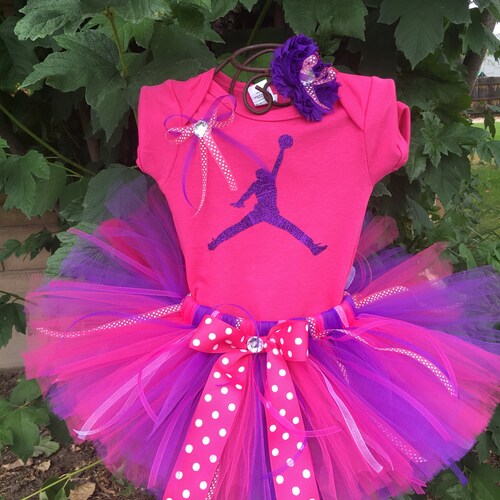 Basketball Michael Jordan Inspired TUTU Outfit Dress Set Etsy