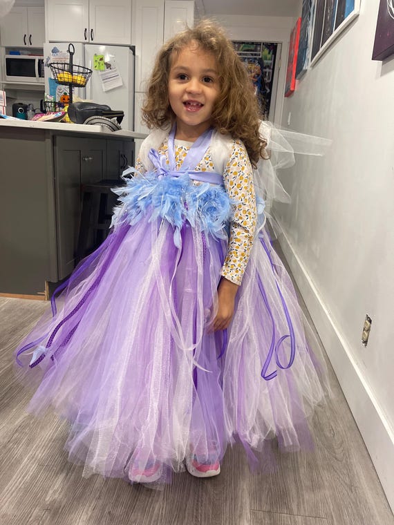 Vestido Elsa Disfraz Frozen Morado Frozen Princesa Elsa Cos