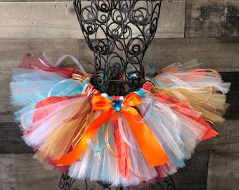 Inspired MOANA TUTU ONLY With Bow and moana fabric