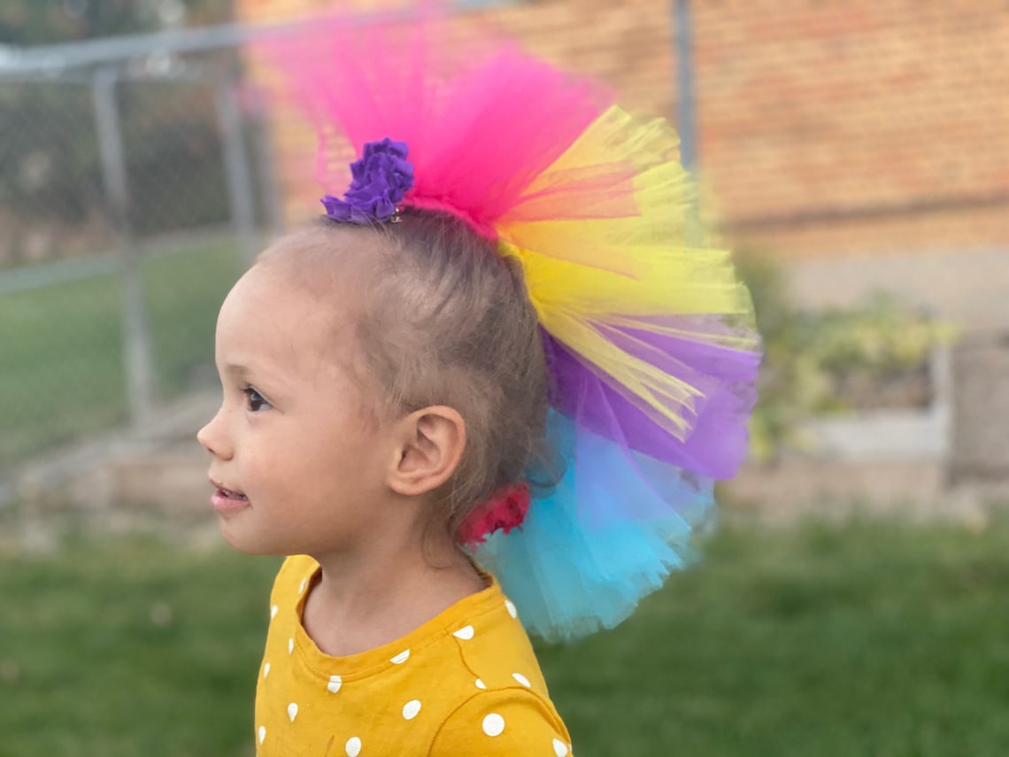 Ready Rainbow to Ship Queen Barb Mohawk Rock Troll Inspired Etsy