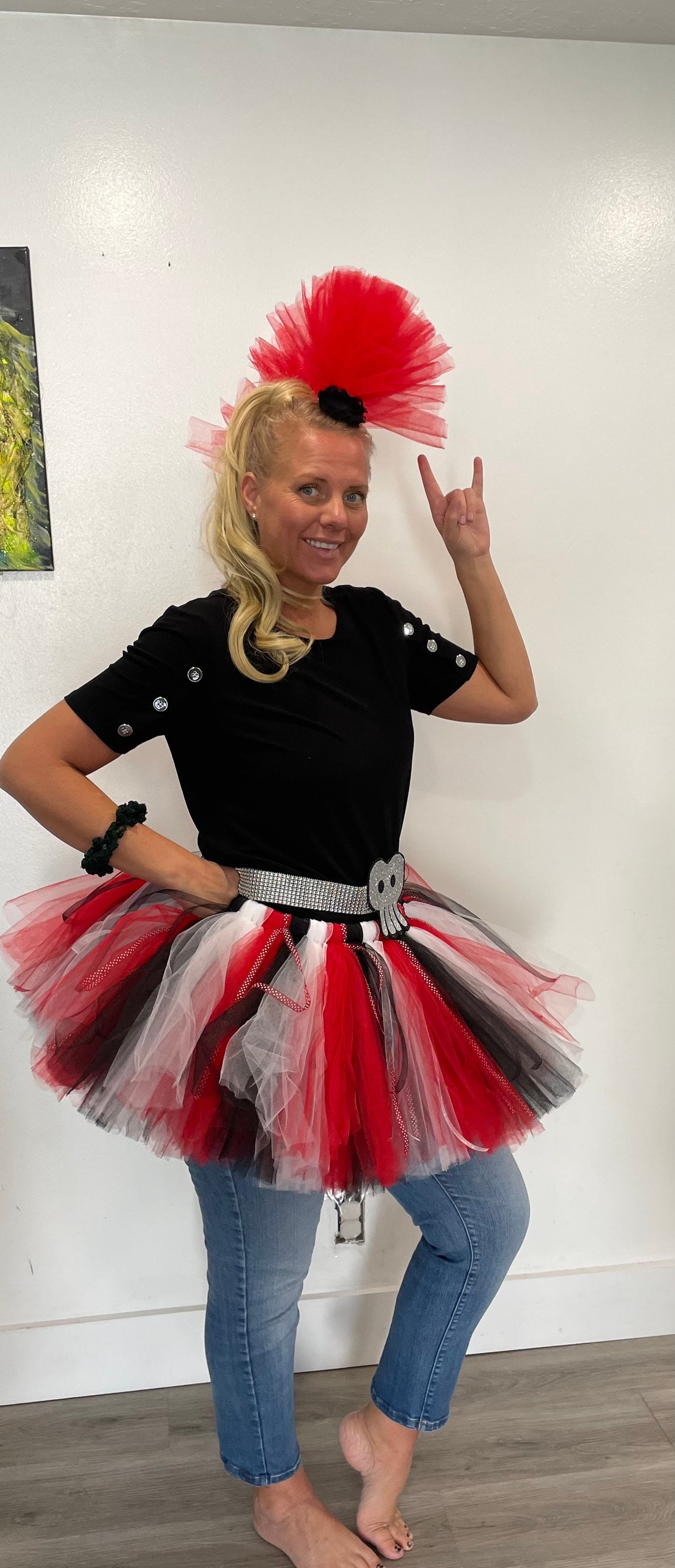 ADULT Inspired Queen Barb World Tour Outfit Costume TUTU Dress Set
