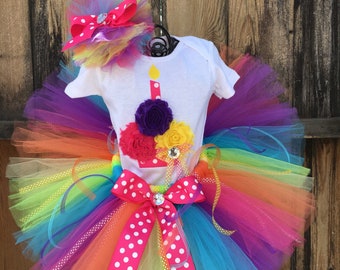 RAINBOW BRIGHT inspired Princess Tutu Birthday Set