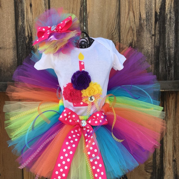 RAINBOW BRIGHT inspired Princess Tutu Birthday Set