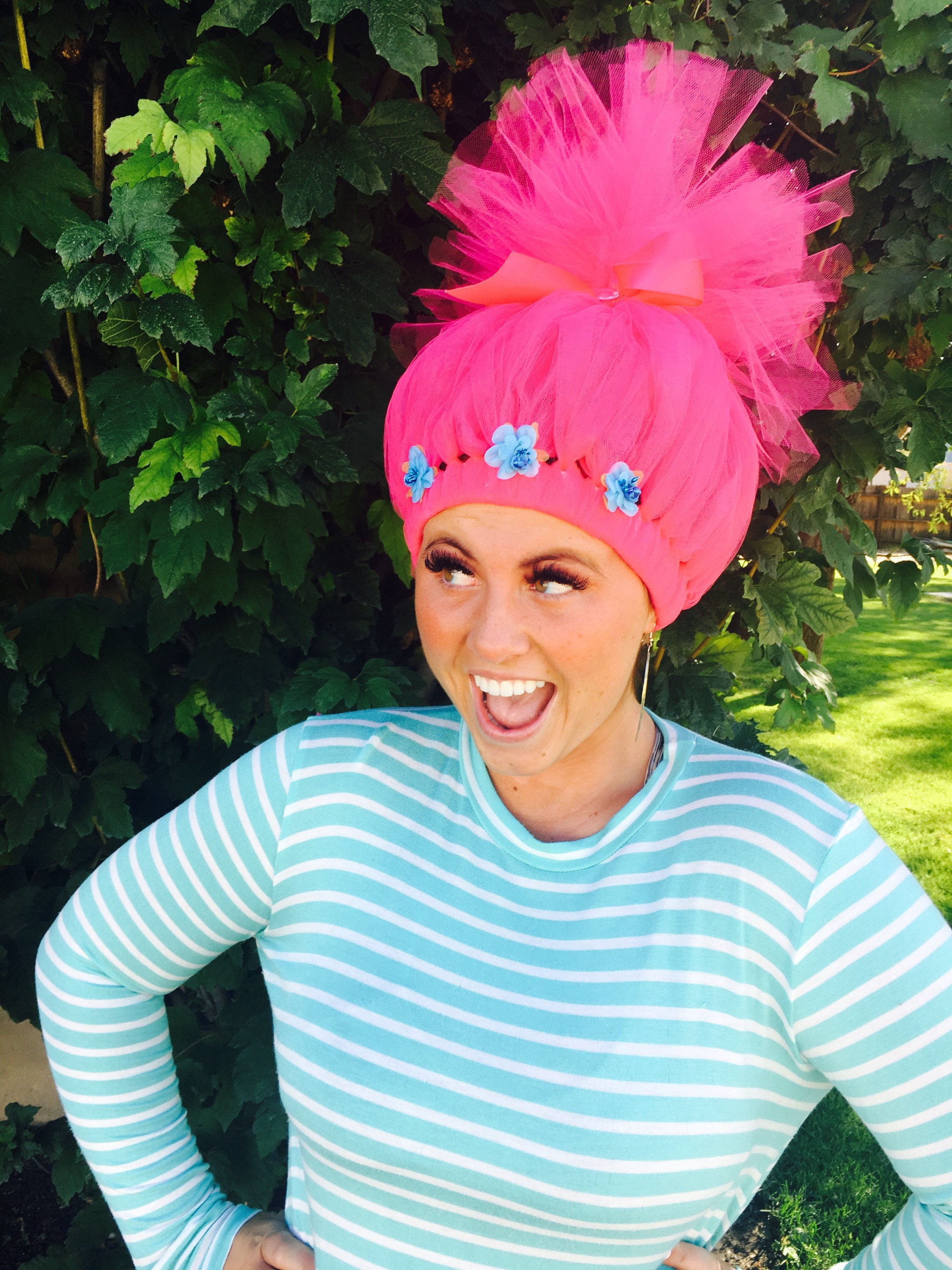Pink Troll Wig Pink Troll Wig