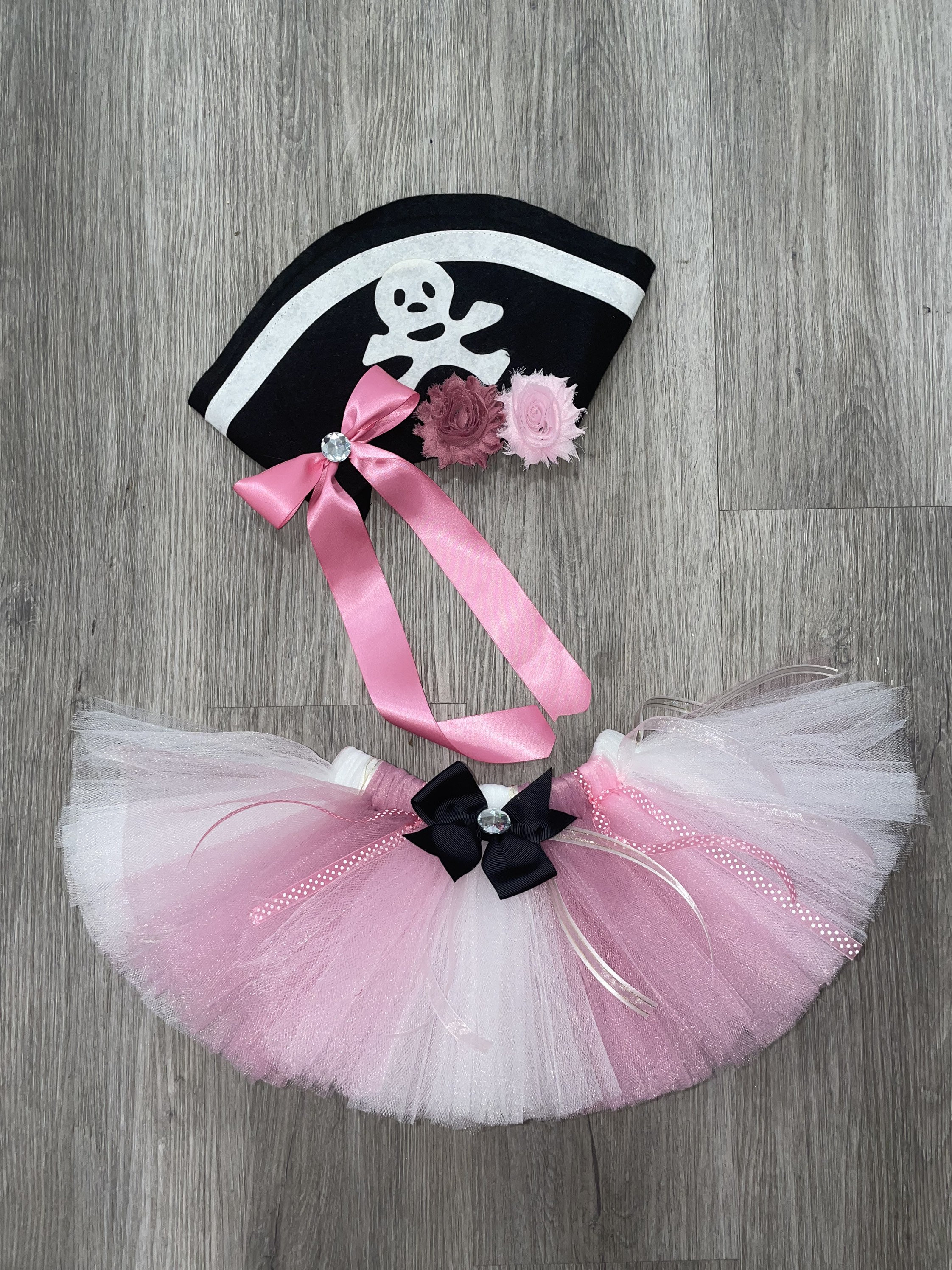 Pink Ribbon Pirate Skirt