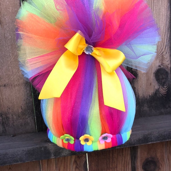 Ready to SHIP inspired Princess Poppy TROLL Hair Halloween Costume Inspired Size for Adults and children