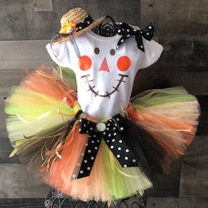 Scarecrow costume Tutu Dress Set image 1