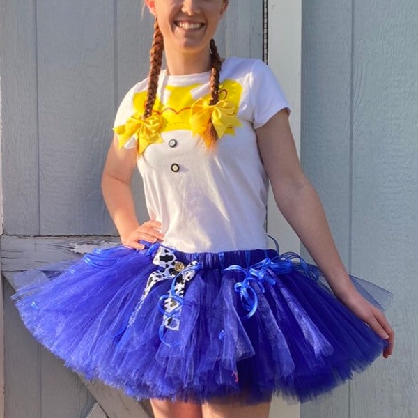 ADULT Inspired Disney Toy Story Girls Jessy  Outfit Costume TUTU Dress Set