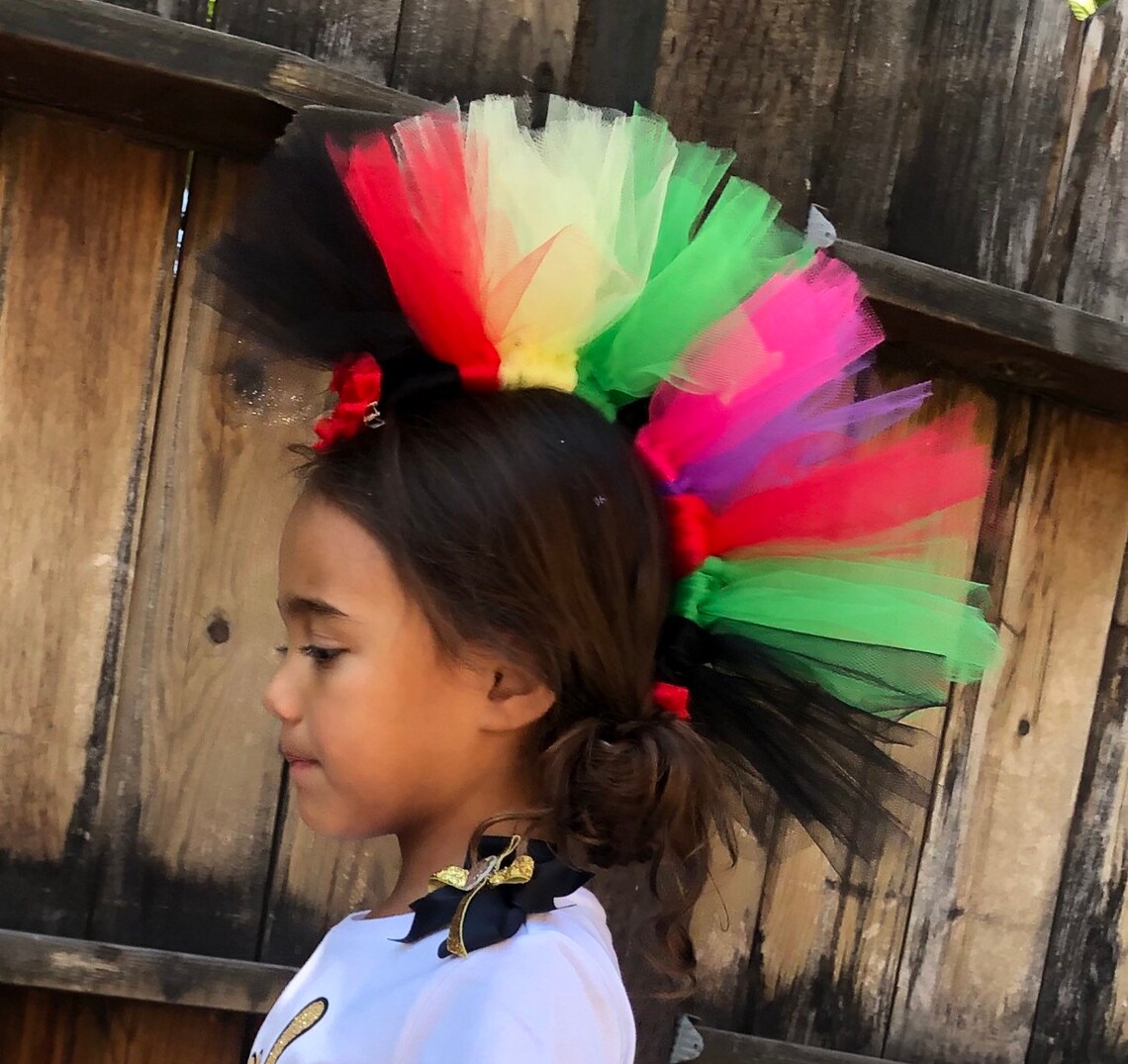 Ready to Ship Rainbow Queen Barb Mohawk Princess Rock Troll Etsy