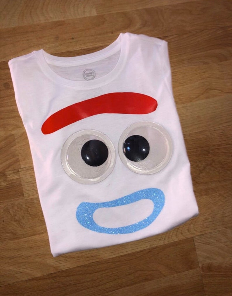 Inspired TOY STORY Forky shirt with Google Eyes only image 1