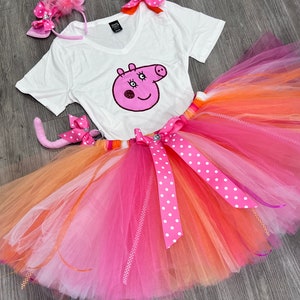 Peppa Pig Size 7 Dress Etsy