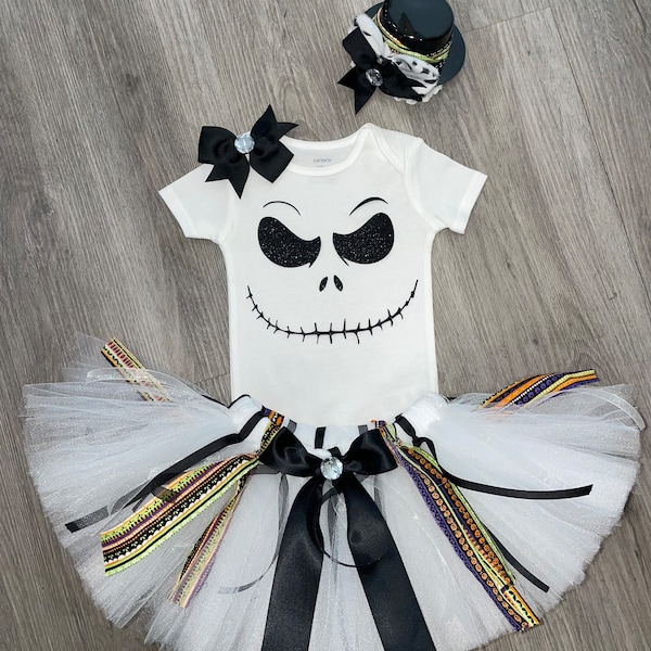 INSPIRED Jack Skelton NIGHTMARE Before Christmas Princess Tutu Dress Birthday Set