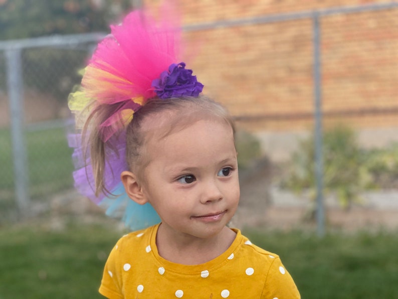 Ready Rainbow to Ship Queen Barb Mohawk Rock Troll Inspired Etsy