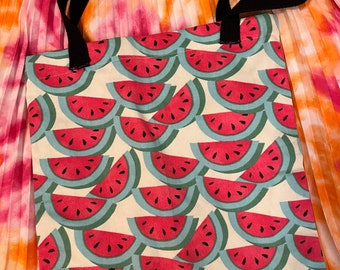 Watermelon Slice Tote Bag