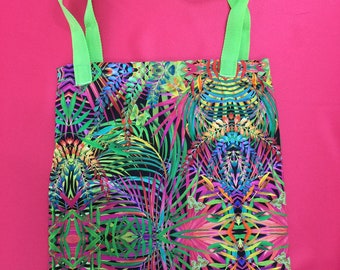 Colorful Rainforest tote bag