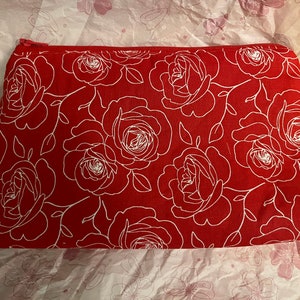 Roses Cosmetic Bag