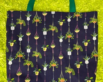 Hanging Plants Wide Tote Bag