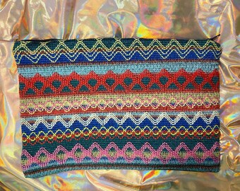 Kaleidoscope Embroidery Handbag