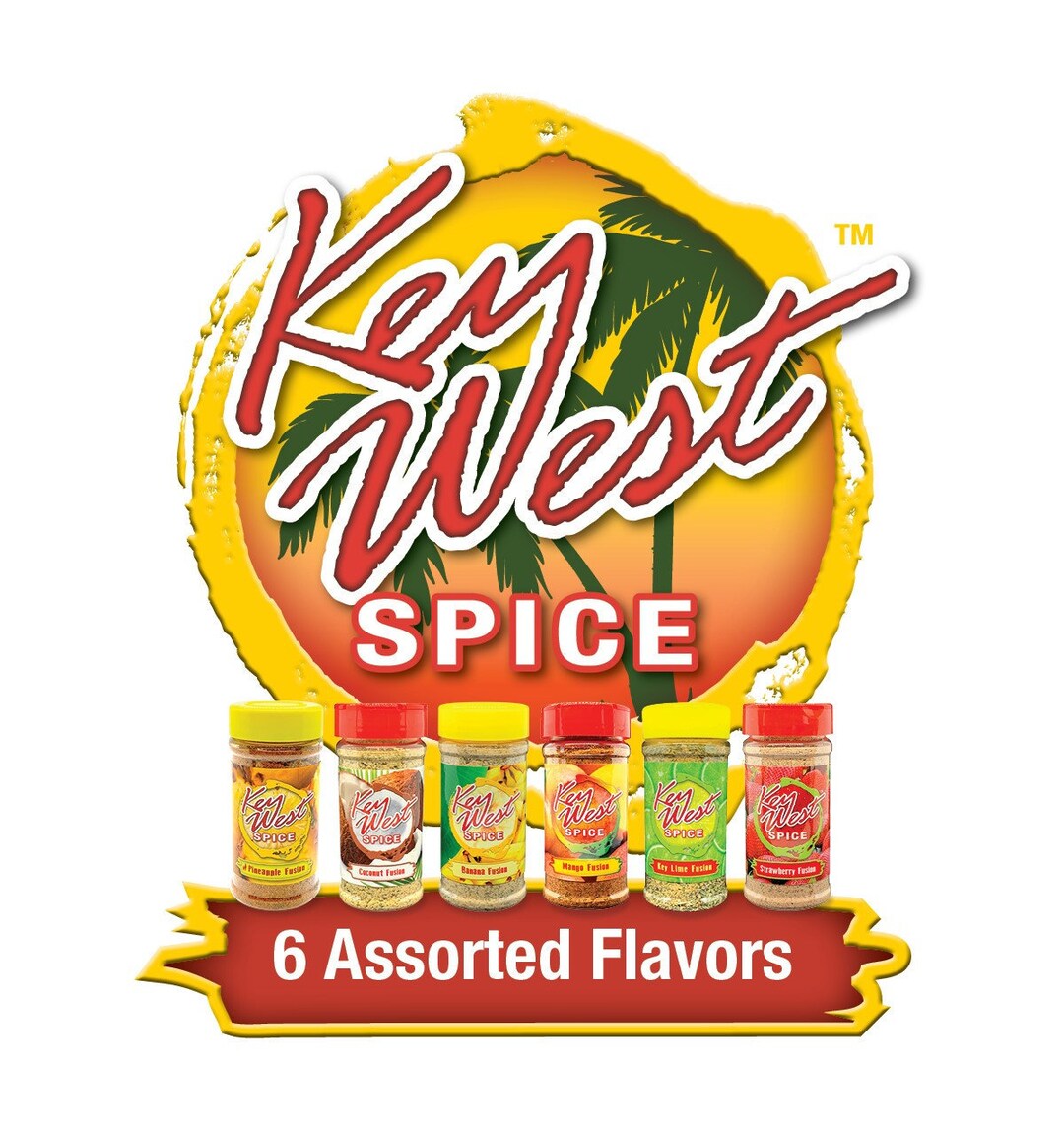 Key West Spice, 6 Assorted Fusion Flavors Etsy