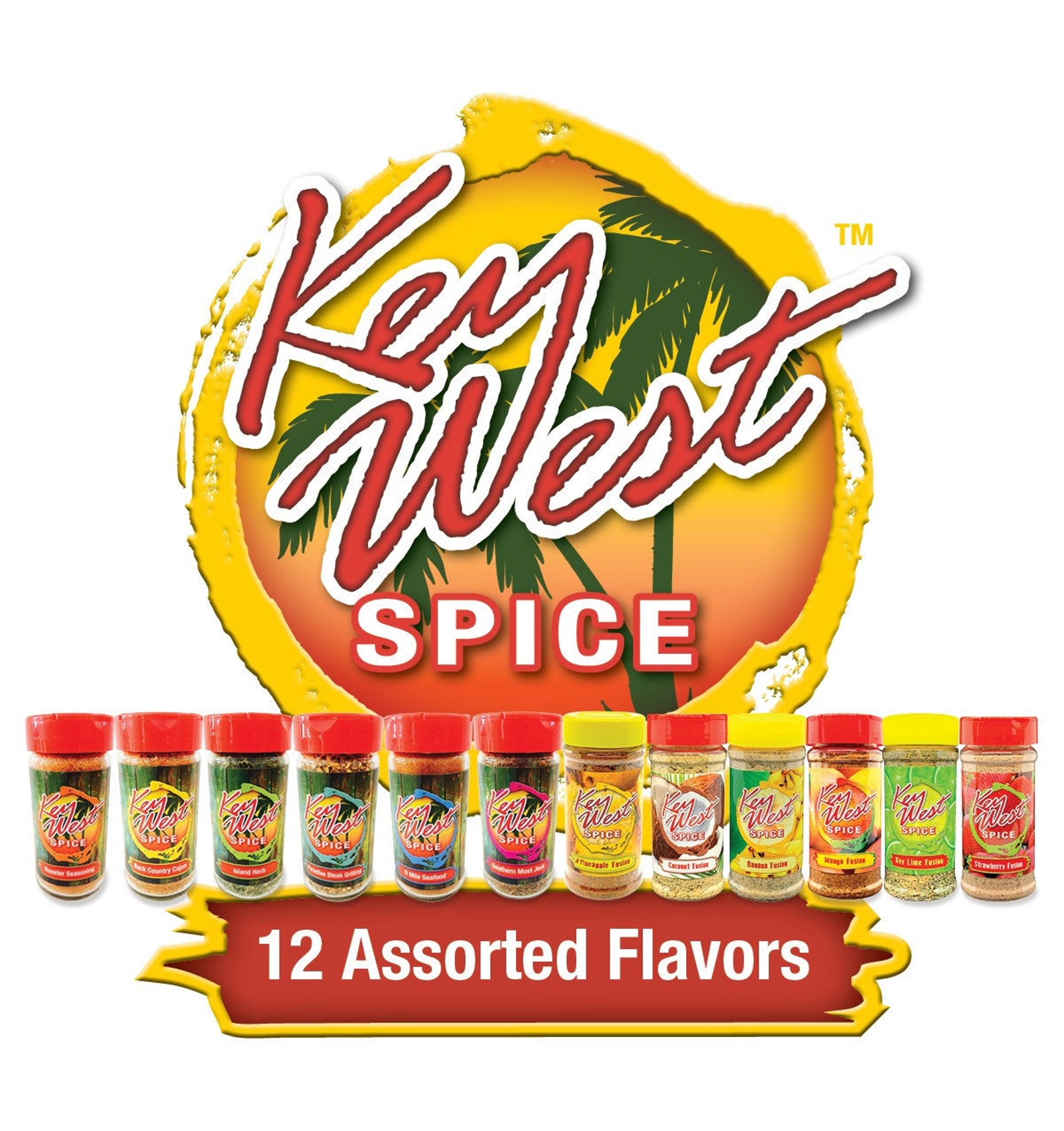 Key West Spice, 12 Assorted Flavors Etsy
