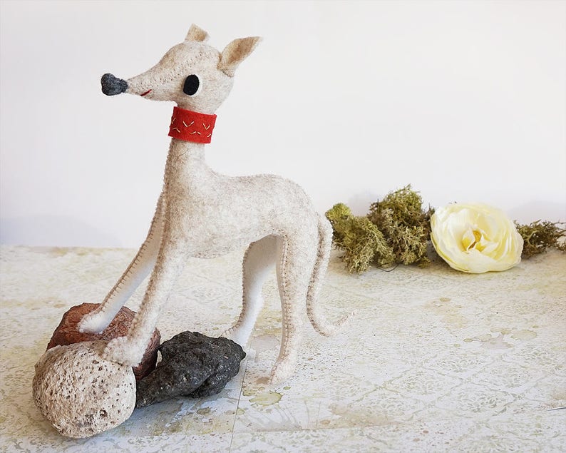 Greyhound Gift Italian Greyhound Dog Figurine Etsy