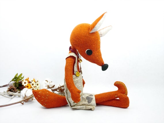 large stuffed fox