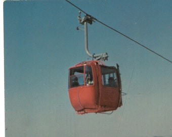 Killington Postcard, Gondola, Skiing, Ski Slope, 1970s