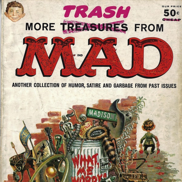 MAD Magazine, Humor, Comic Book, EC Comics, More Trash From MAD