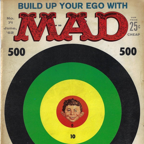 MAD Magazine, Humor, Comic Book, EC Comics, Spy VS Spy , No 71, June 1962