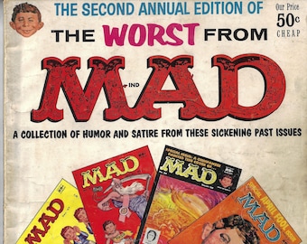 MAD Magazine, Humor, Comic Book, EC Comics, The Worst From MAD Second Edition