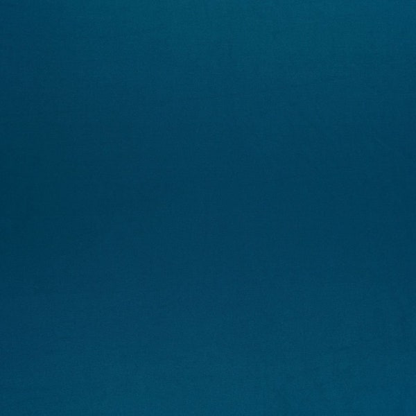 DOUBLE BRUSHED POLY, Solid Teal Blue, Brushed Polyester Knit, Solid Teal Blue Brushed Poly, Sold by the half yard