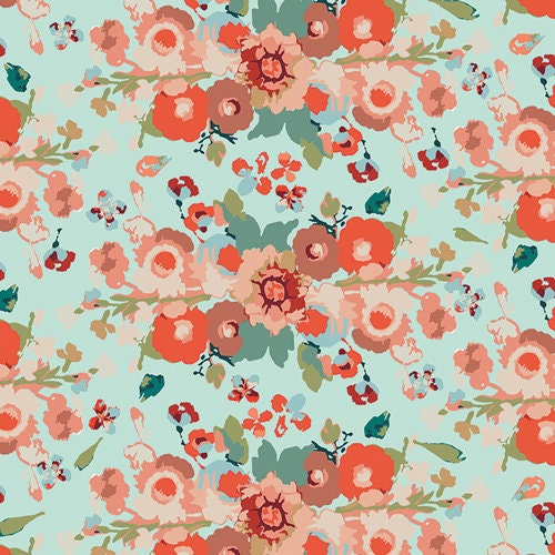 HALF YARD KNIT Fabric Reflection of Love Light Art Gallery Etsy