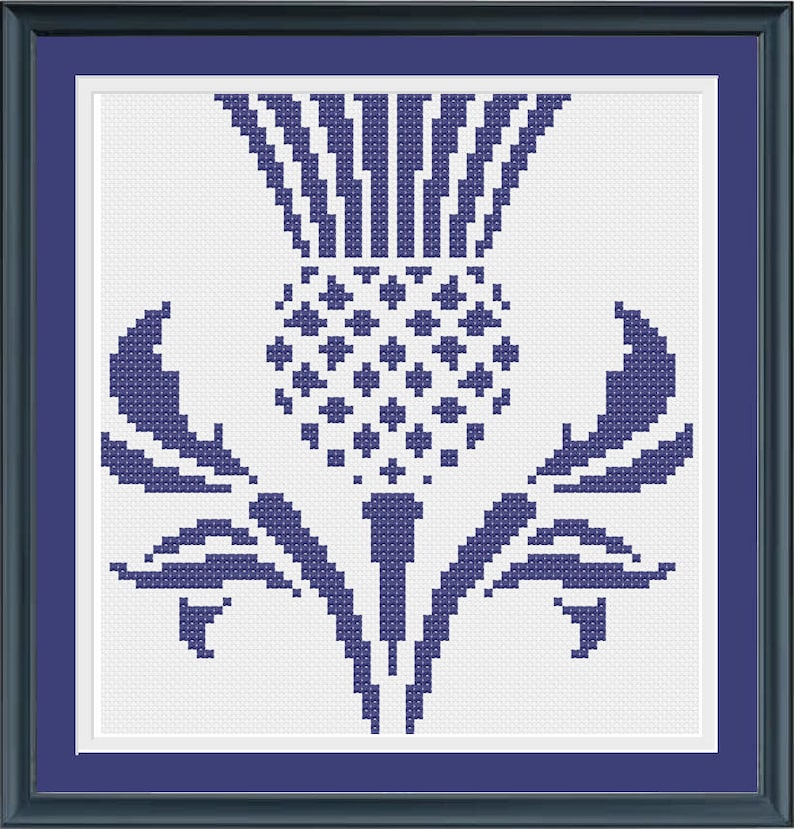 Scottish Thistle Cross Stitch Pattern | Etsy