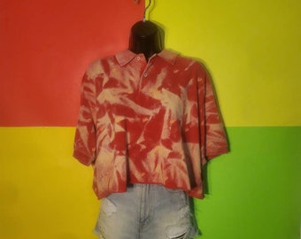 FlyDyes Vintage Acid Wash Crop Tops