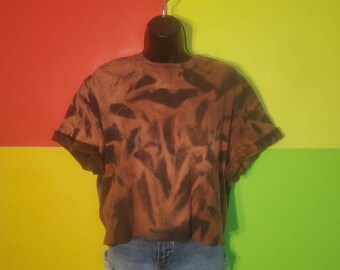 FlyDyes Vintage Acid Wash Crop Tops