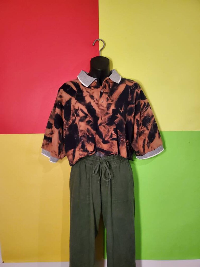 FlyDyes Vintage Acid Wash Crop Tops