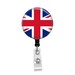 England, Flag of the United Kingdom - Retractable Badge Holder - Badge Reel - Lanyards - Stethoscope Tag 