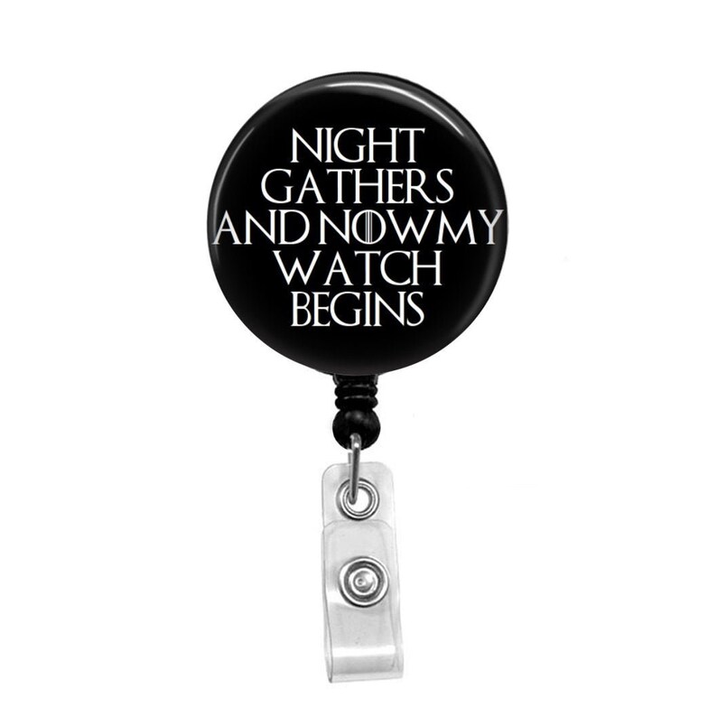 Lanyards Night Shift Retractable Badge Holder Night Gathers Stethoscope Tag Badge Reel