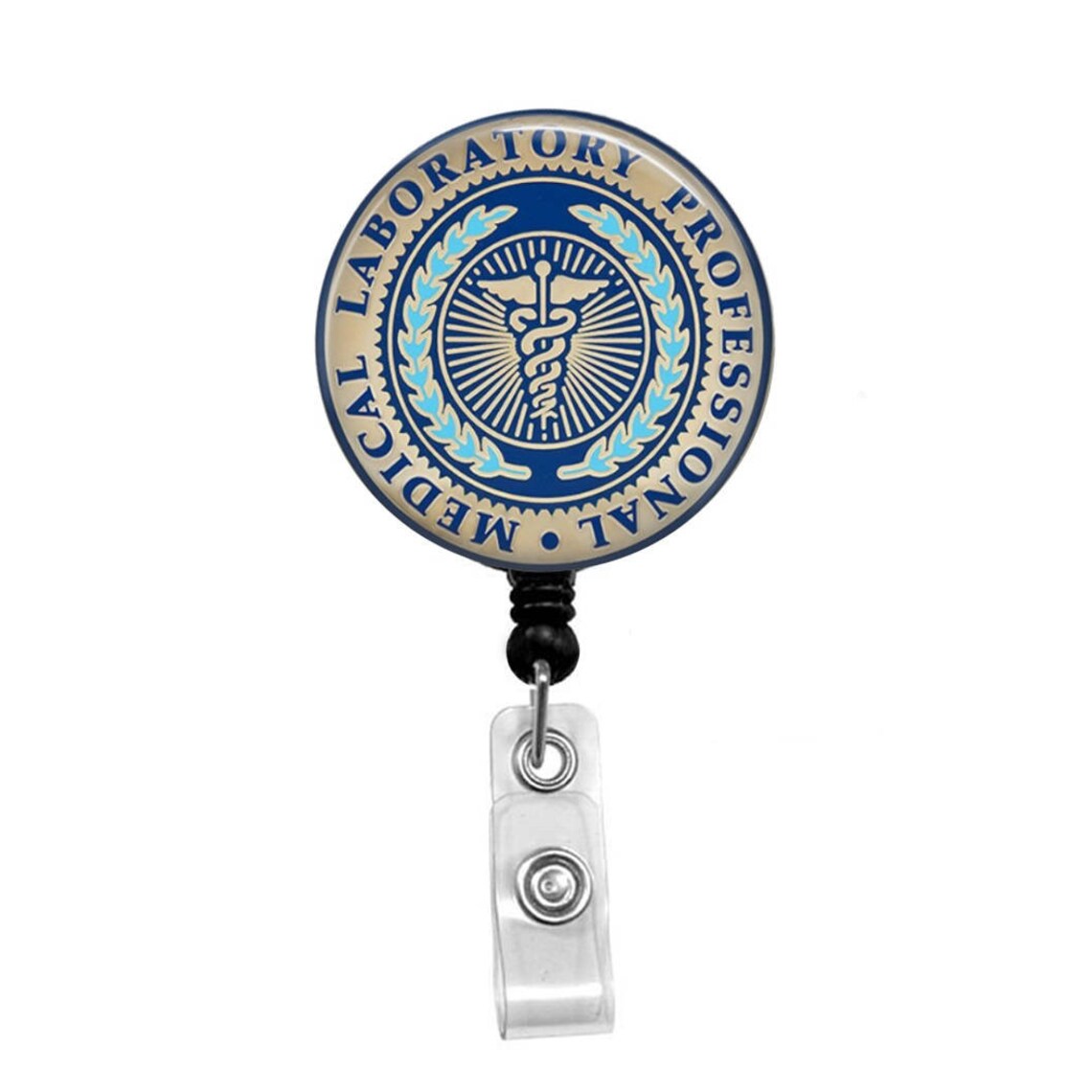 Medical Lab Professional Retractable Badge Holder Badge Etsy