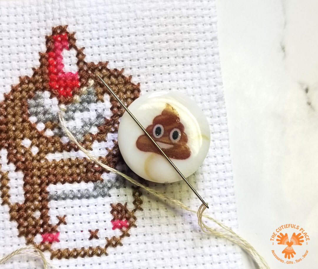 Emoji Poop Needleminder Needle Minder Pincushion Etsy