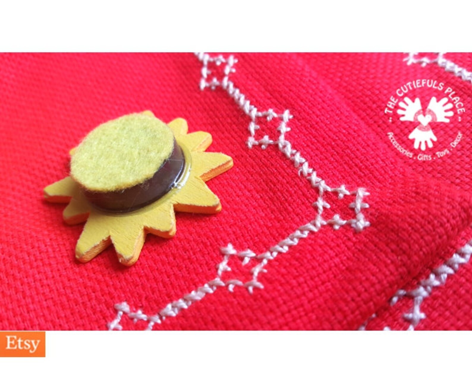 Sun Needleminder Needle Minder Pincushion Etsy