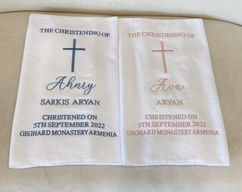 Toalla de bautizo