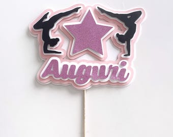 Cake topper Gymnast