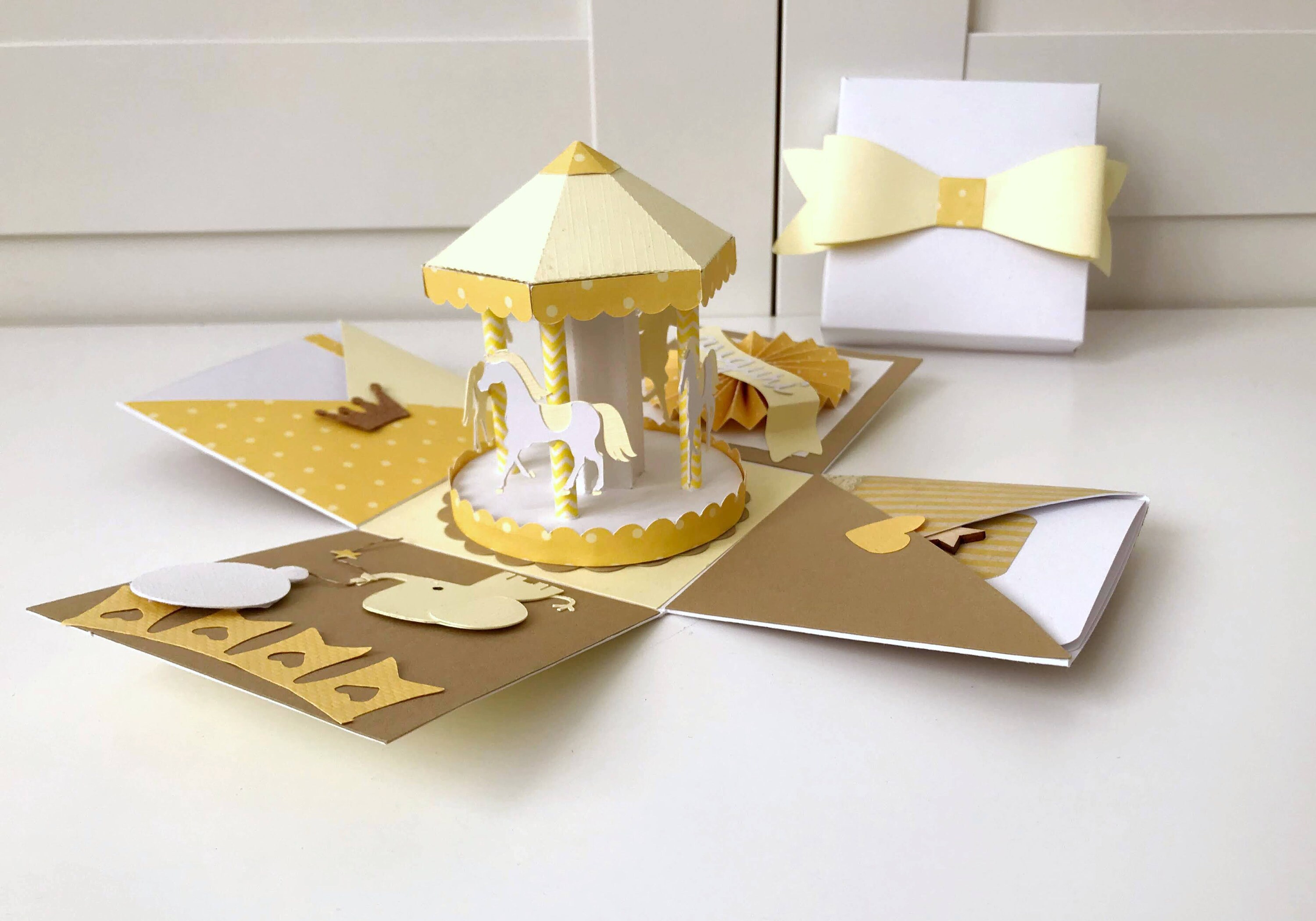 Explosion Box With Carousel - Etsy