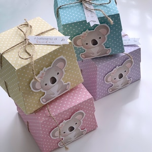 Koala Confetti-Bomboniera Box