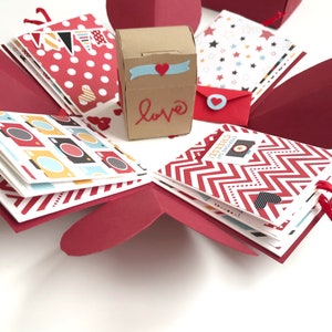 Explosion box Lettere d'amore
