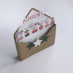 Tarjeta de felicitación de nacimiento para niños Sobre 3D - Varios modelos