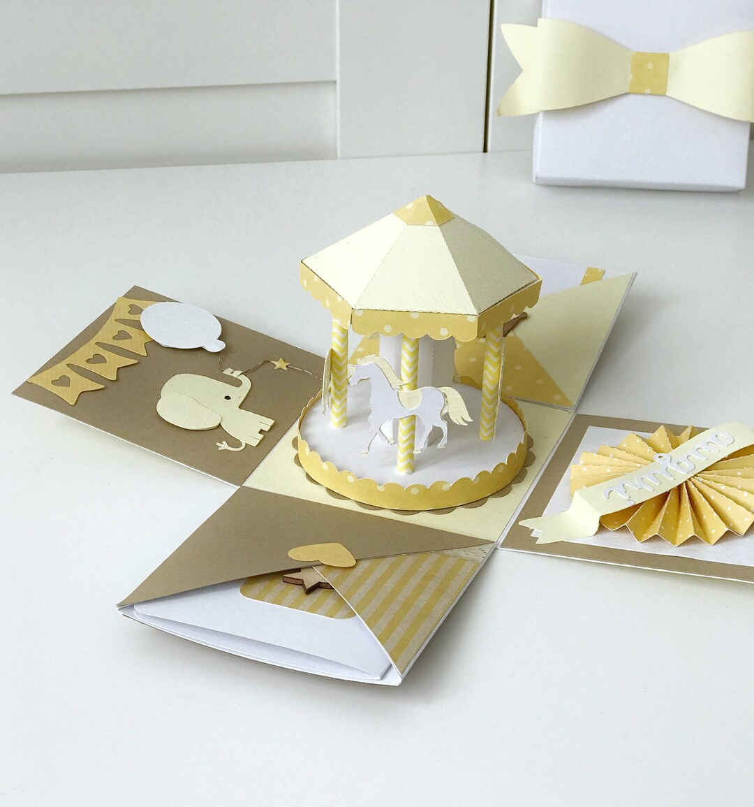Explosion Box With Carousel - Etsy